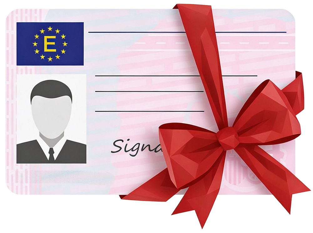 Tarjeta regalo carnet de conducir Karnet